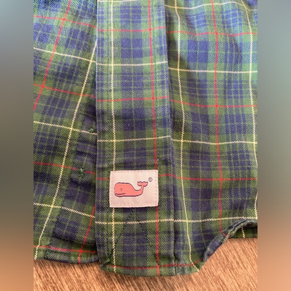 Vineyard Vines Mens XXL plaid 100% cotton button down - Picture 3 of 4